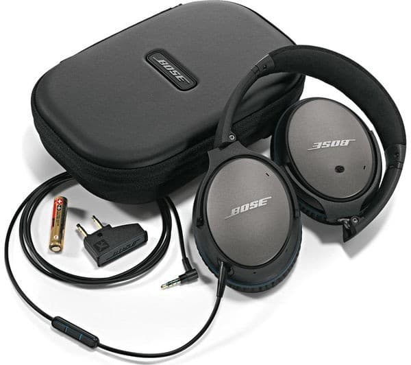 BOSE QuietComfort 25 Noise-Cancelling Android Headphones - Black - Image 4