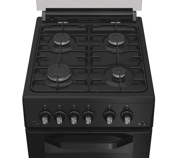 HOTPOINT HDG5GCB 50 cm Gas Cooker - Black - Image 3