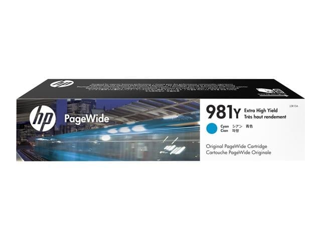 HP 981Y Extra High Yield Original PageWide Ink Cartridge - Cyan - Image 1