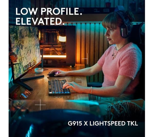 LOGITECH G915 X LIGHTSPEED TKL Gaming Keyboard Black - Image 2