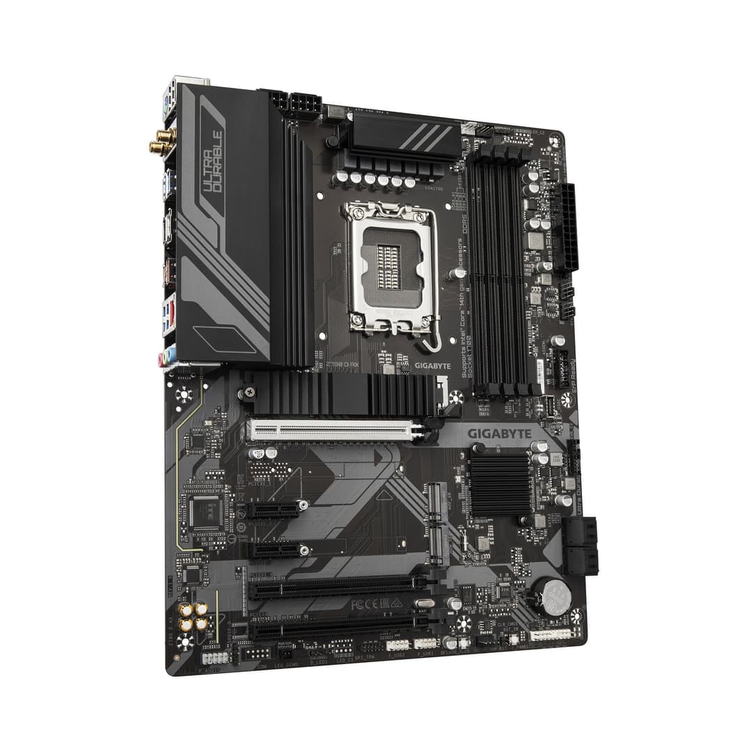 Gigabyte Z790 D AX Motherboard - Supports Intel Core 14th Gen CPUs, 12+1+1 Phases Digital VRM, up to 7600MHz DDR5 (OC), 3xPCIe 4.0 M.2, Wi-Fi 6E, 2.5GbE LAN, USB 3.2 Gen 2 - Image 3