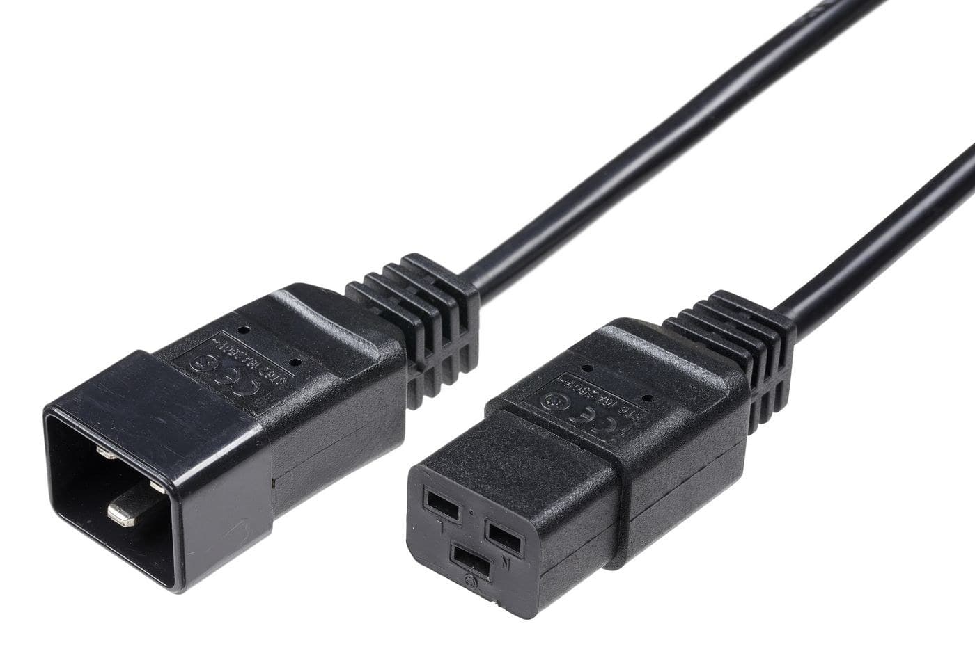 Microconnect Power Cord C19 - C20 16A 3m Black