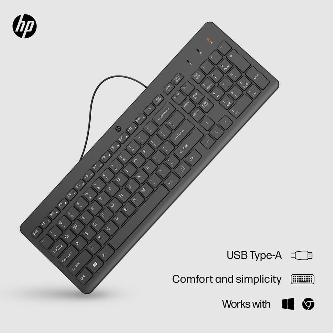 HP 150 Wired Keyboard - Image 3