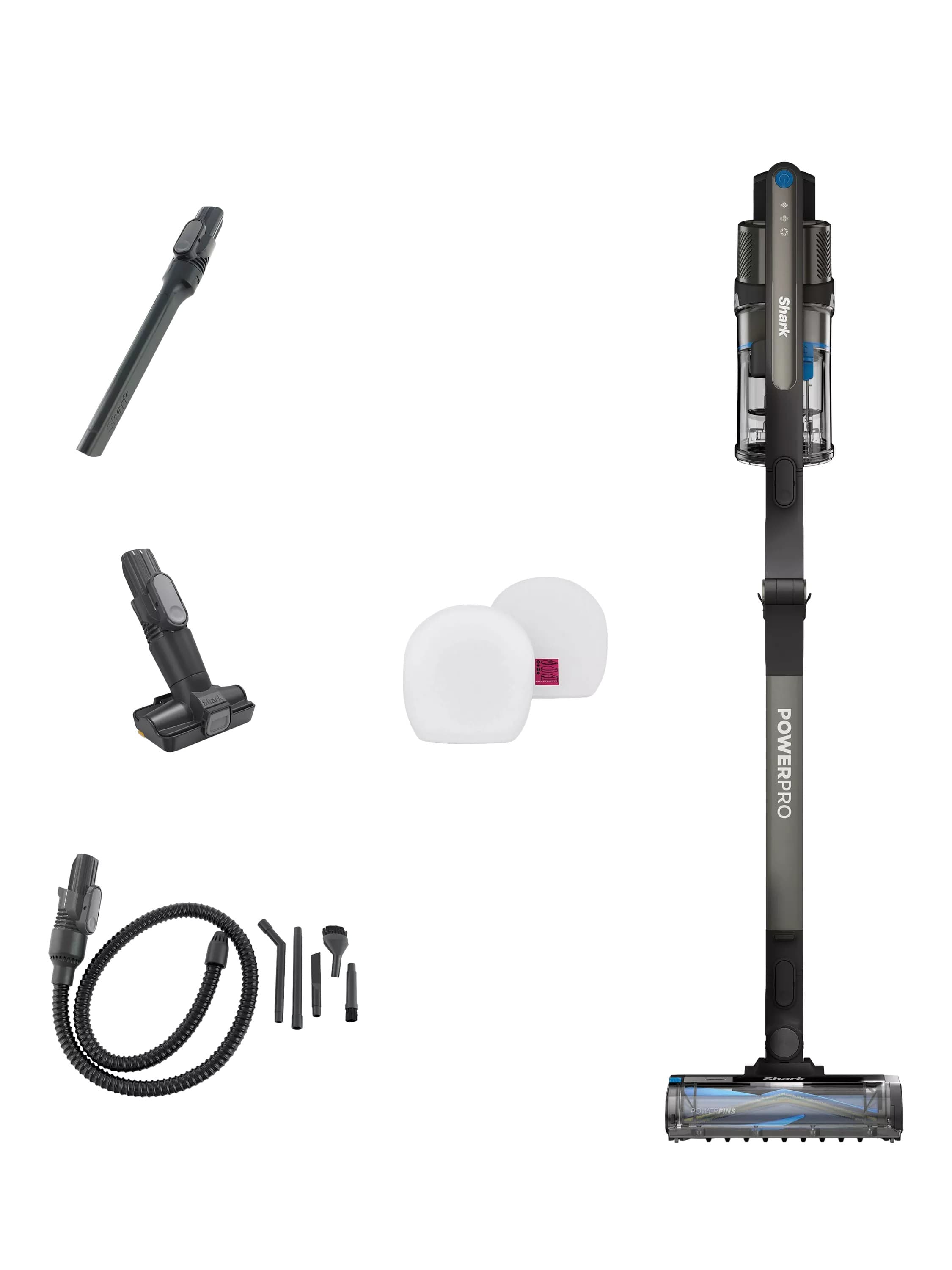 Shark PowerPro Pet IZ380UKFDB Cordless Vacuum Charcoal Black