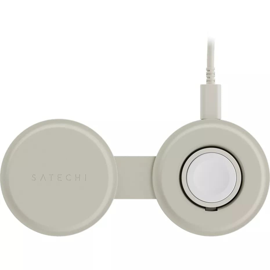 Satechi OntheGo 2-in-1 Qi2 Wireless Charger 15W - Sand | Verizon