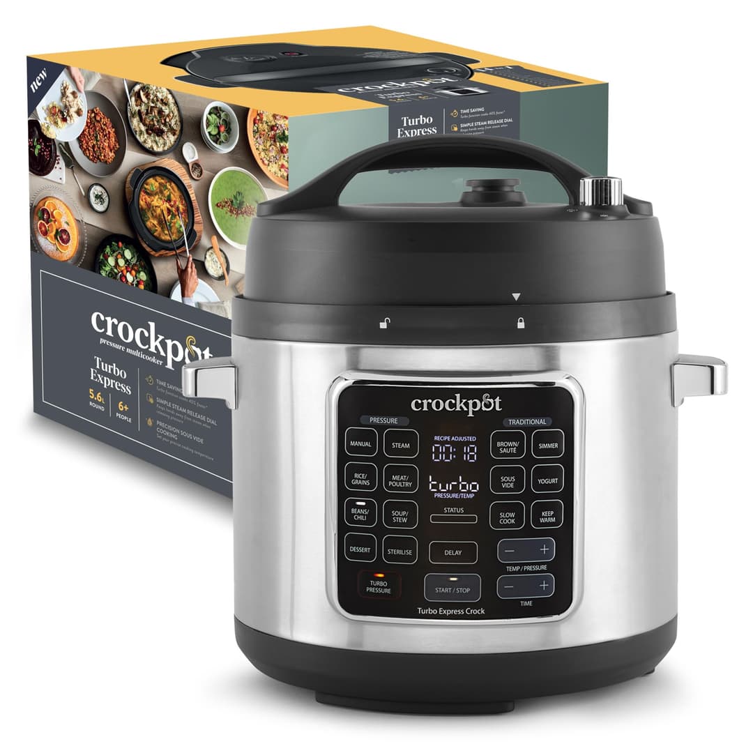 Crockpot Turbo Express Multi Cooker CSC062X - Black - Image 1