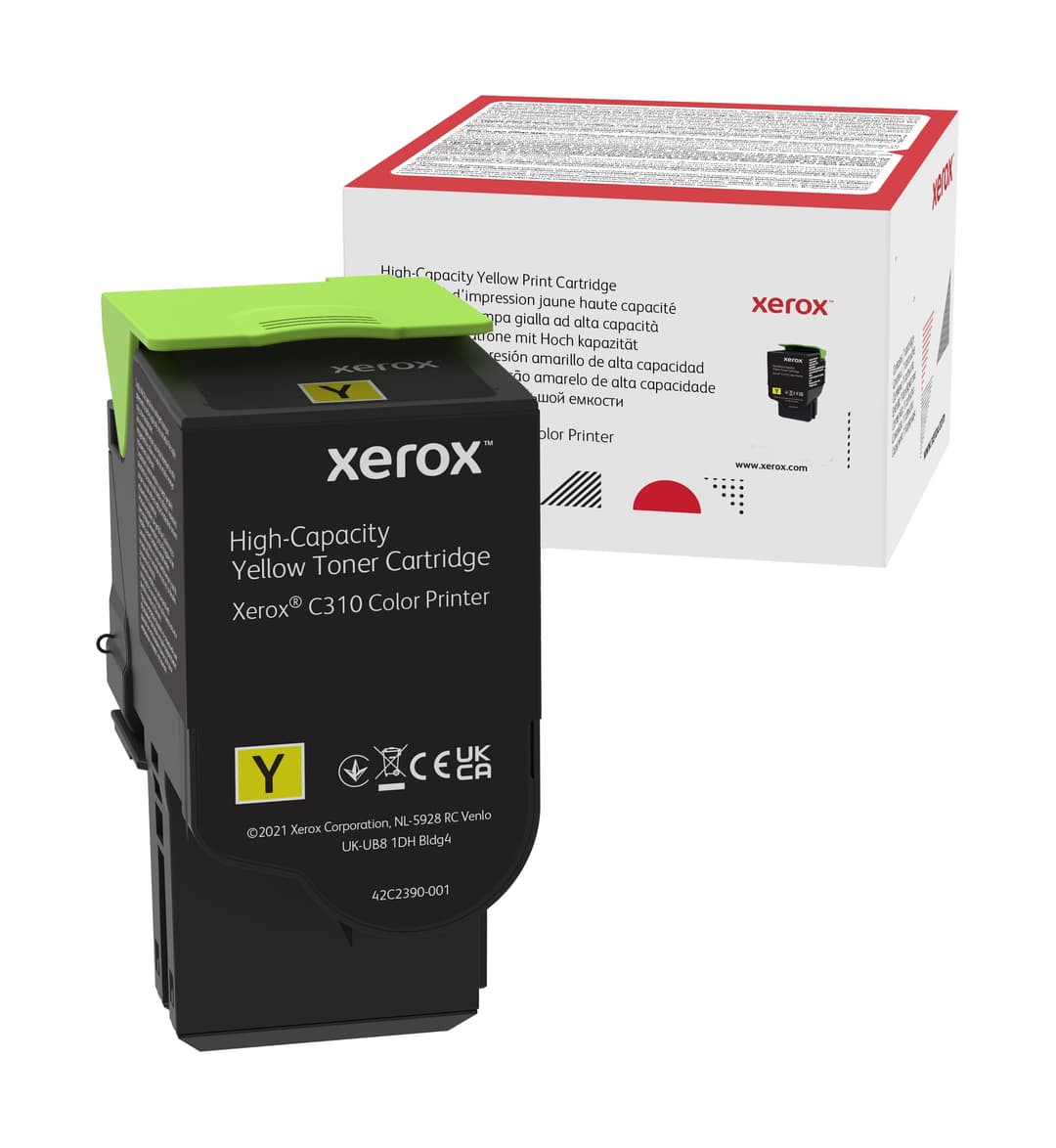 Xerox Genuine ® C310 Color Printer​/​C315 Color Multifunction Printer Yellow High capacity Toner Cartridge (5500 Pages) - 006R04367 - Image 1