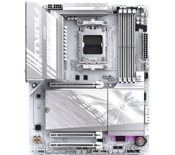 Gigabyte B850 AORUS ELITE WIFI7 AM5 ATX Motherboard - White (ICE) - Image 3