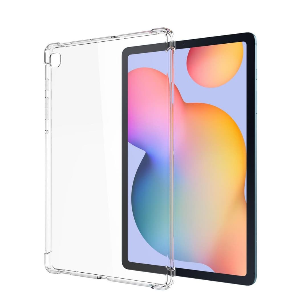 eSTUFF ORLANDO Soft TPU Cover for Samsung Galaxy Tab S6 Lite 2024/2022/2020 - Clear (ES680102-BULK) - Image 1