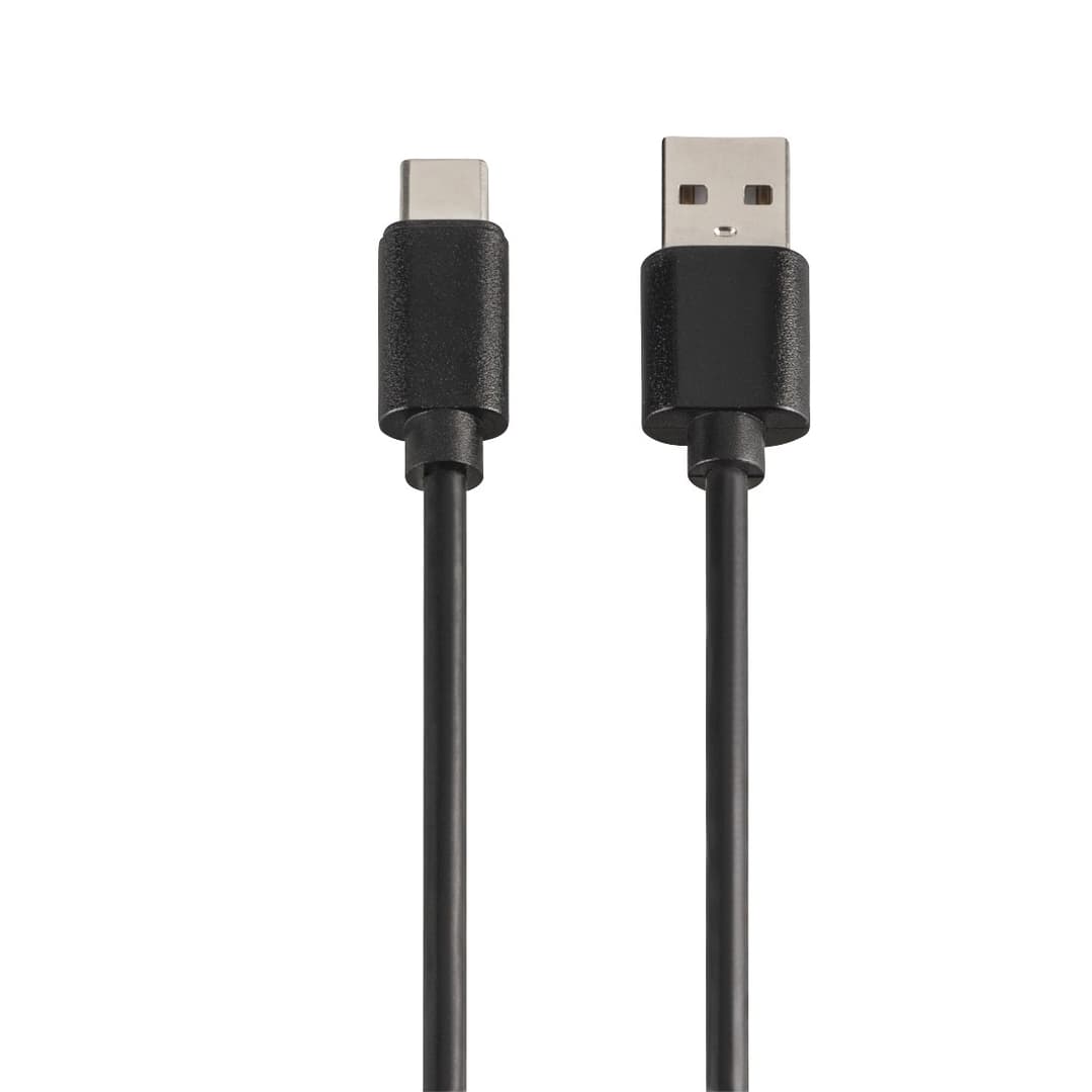 Hama 00200907 USB-A to USB-C Cable, USB 2.0, 0.9 m, Black - Image 2