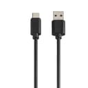 Hama 00200907 USB-A to USB-C Cable, USB 2.0, 0.9 m, Black thumbnail 2