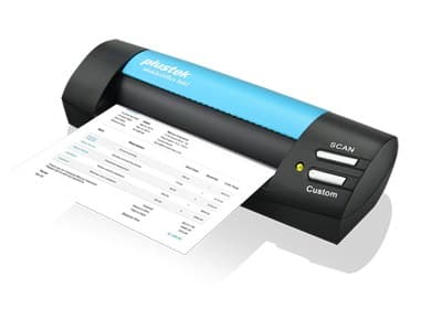 Plustek MobileOffice S602 Business card scanner 1200 x 1200 DPI A6 Black, Blue - Image 3