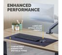Fellowes Breyta Desk Mat 800 x 400 mm - Black thumbnail 5