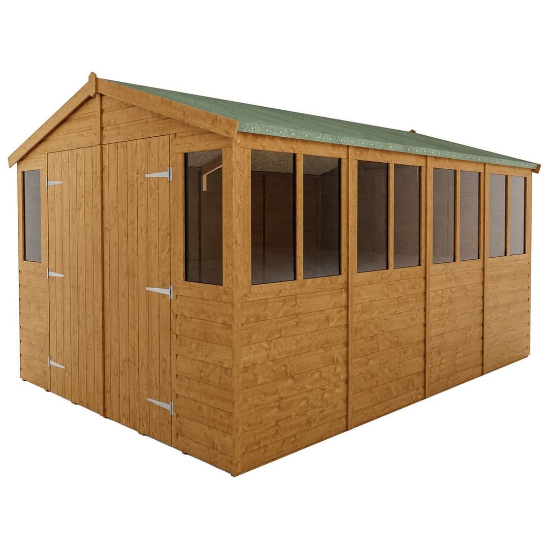 Rowlinson Shiplap Workshop Shed - 9x12ft - Image 1