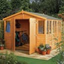 Rowlinson Shiplap Workshop Shed - 9x12ft thumbnail 2