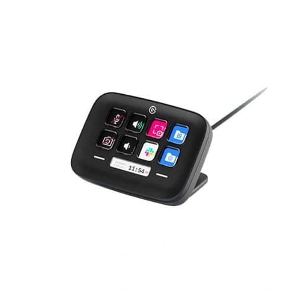 Memory 10GBJ9911 Elgato Stream Deck Neo, Black - 8 Customizable Keys, 2 Touch Points - Image 1