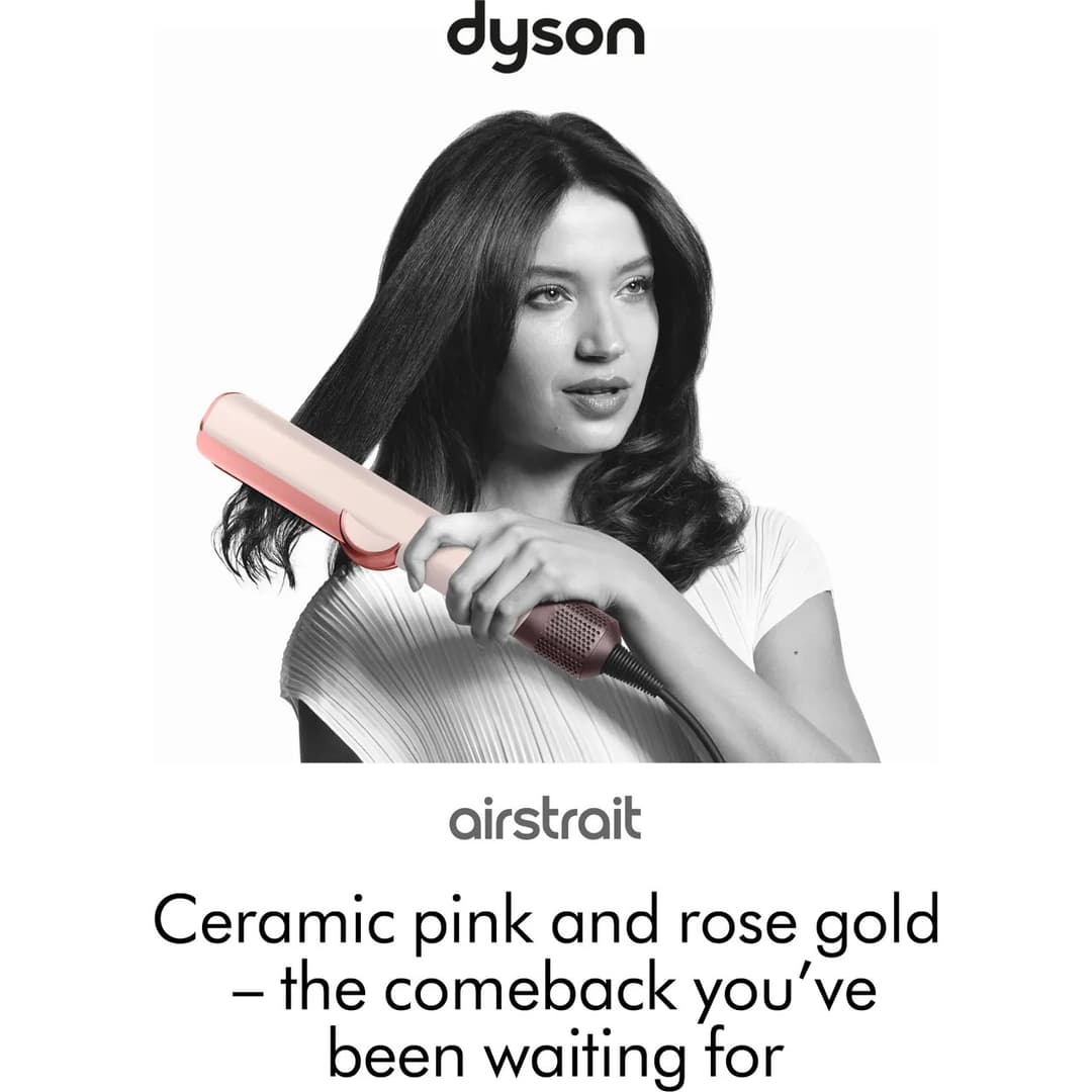 Dyson Airstrait HT01 Hair Straightener Pink & Rose Gold - Image 4