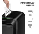 FELLOWES Powershred LX220 Mini Cut Paper Shredder thumbnail 3