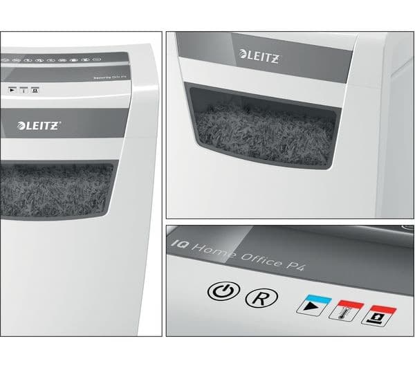 LEITZ IQ Home Office Cross Cut Paper Shredder - Image 5