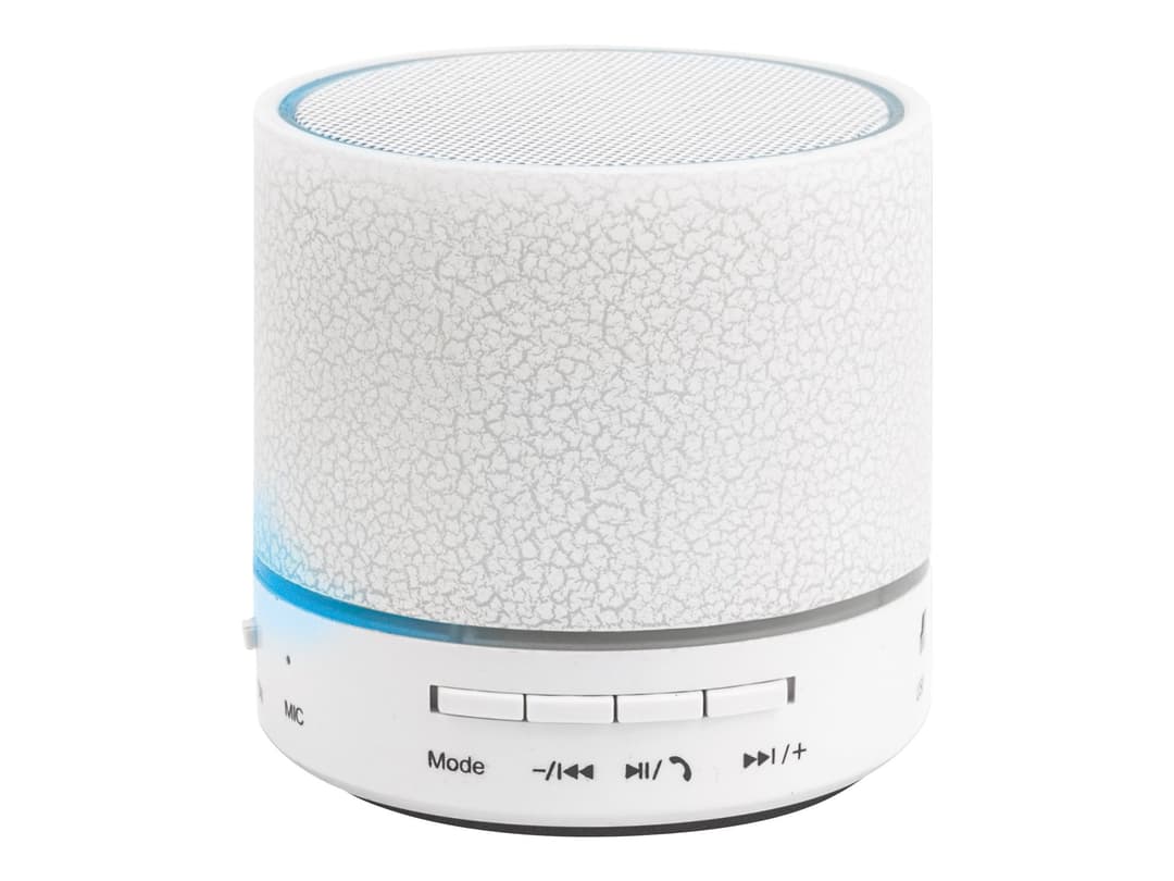 Manhattan LED Bluetooth Speaker White - Image 1