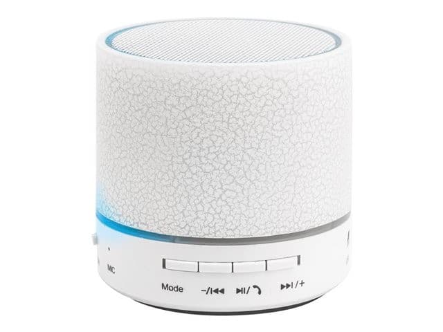 Manhattan LED Bluetooth Speaker White - Image 2