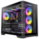 Antec C5 Curve ARGB ATX Mid Tower Gaming Case - Black - 3 ARGB Fans thumbnail 1