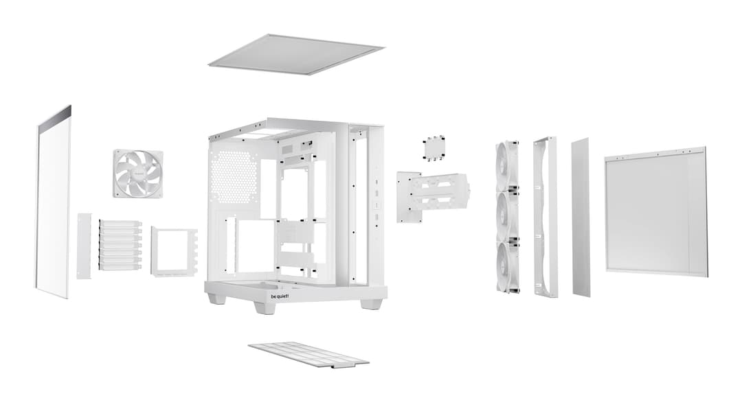 be quiet! Light Base 500 LX White Midi Tower - Image 4