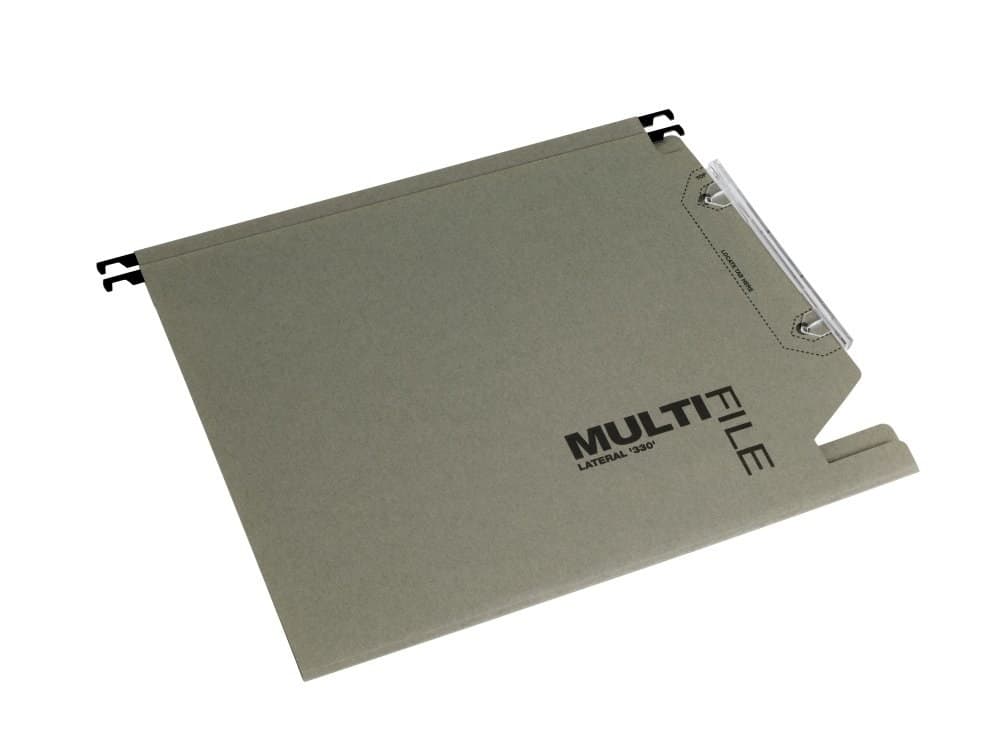 Rexel Multifile `330` Lateral File Green 15mm (50) - Image 1