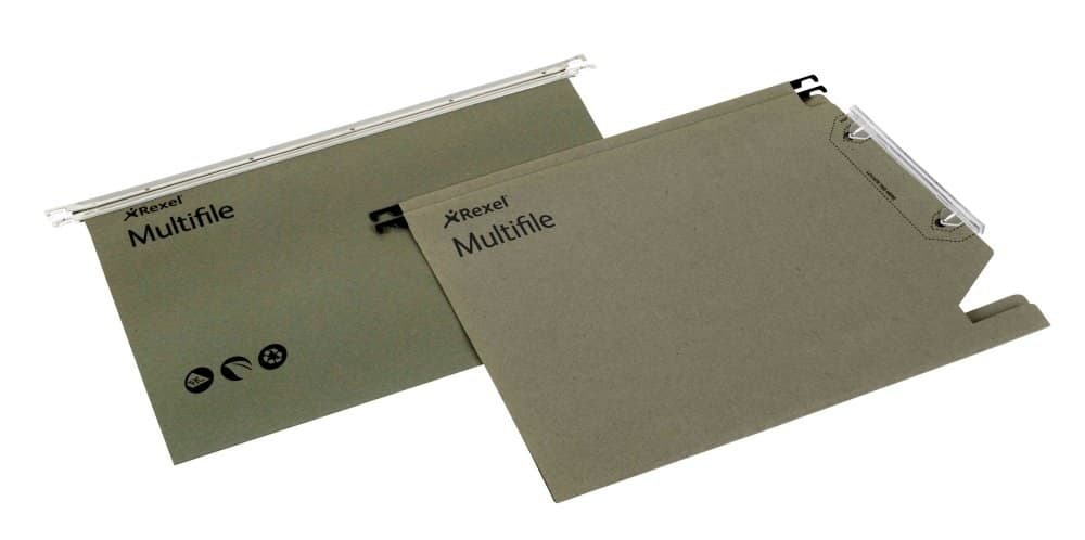 Rexel Multifile `330` Lateral File Green 15mm (50) - Image 2