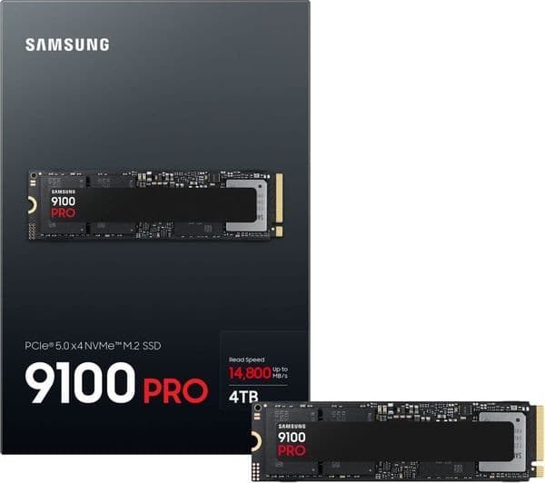 Samsung 9100 PRO 4TB PCIe 5.0 NVMe M.2 Internal SSD - Image 3
