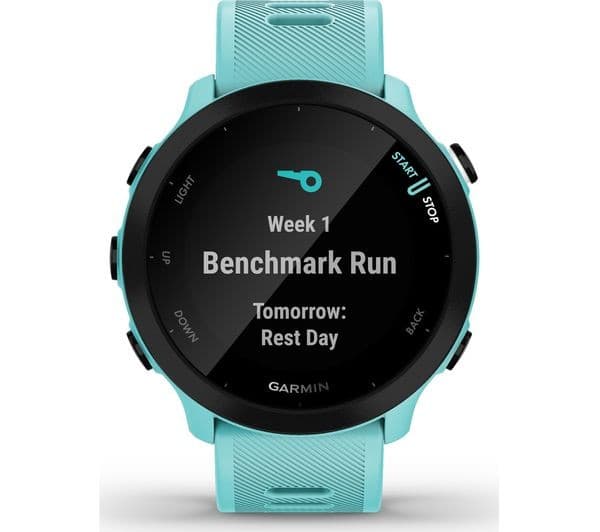 Garmin Forerunner 55 42mm GPS Running Smartwatch - Aqua - Image 8