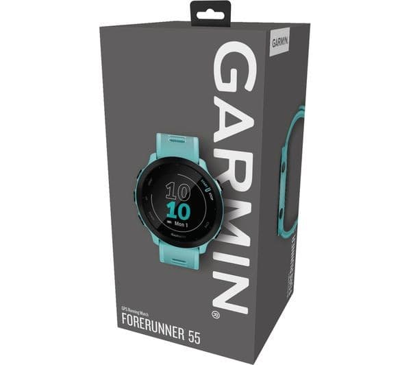 Garmin Forerunner 55 42mm GPS Running Smartwatch - Aqua - Image 10
