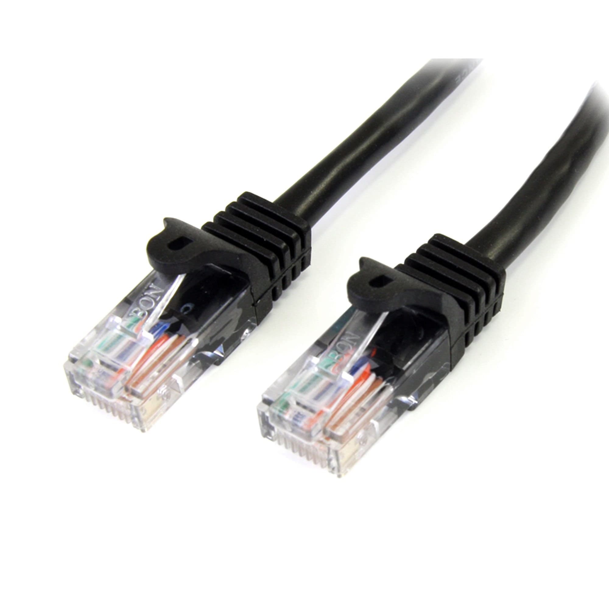 StarTech Cat5e Snagless Patch Cable 1m - Black