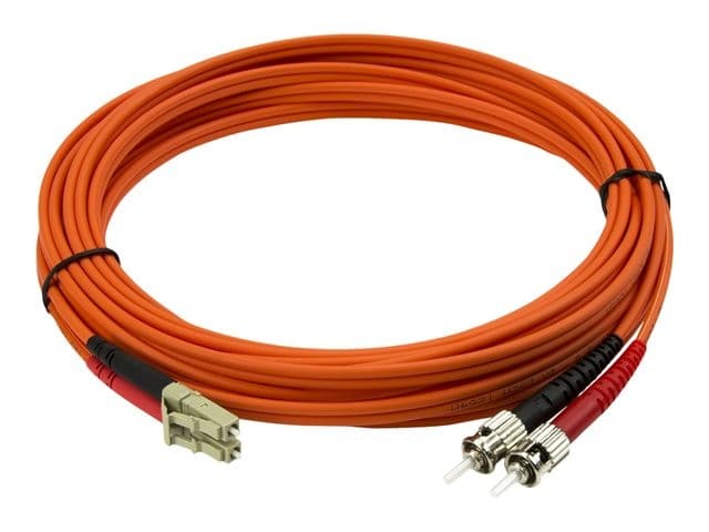 StarTech 50FIBLCST5 5m LC/ST Fiber Patch Cable Orange - Image 2