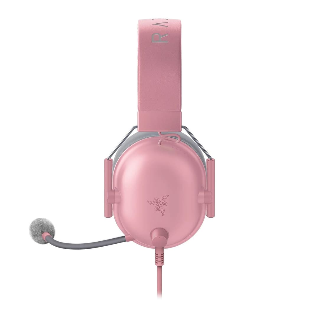 Razer BlackShark V2 X Wired Gaming Headset - Quartz Pink - Image 4