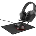 Trust Gaming GXT 790 Tridox 3 In 1 Gaming PC Bundle Headset Mouse Mouse Mat Black thumbnail 1
