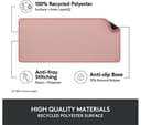 Logitech Studio Series Mouse Mat Extra Large - Darker Rose thumbnail 4
