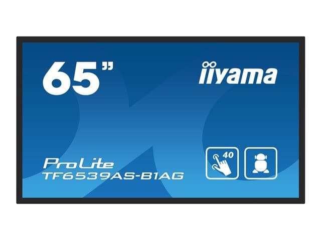 iiyama ProLite TF6539AS-B1AG 65" Class (64.5" viewable) LED-backlit LCD display - 4K - for digital signage - Image 2