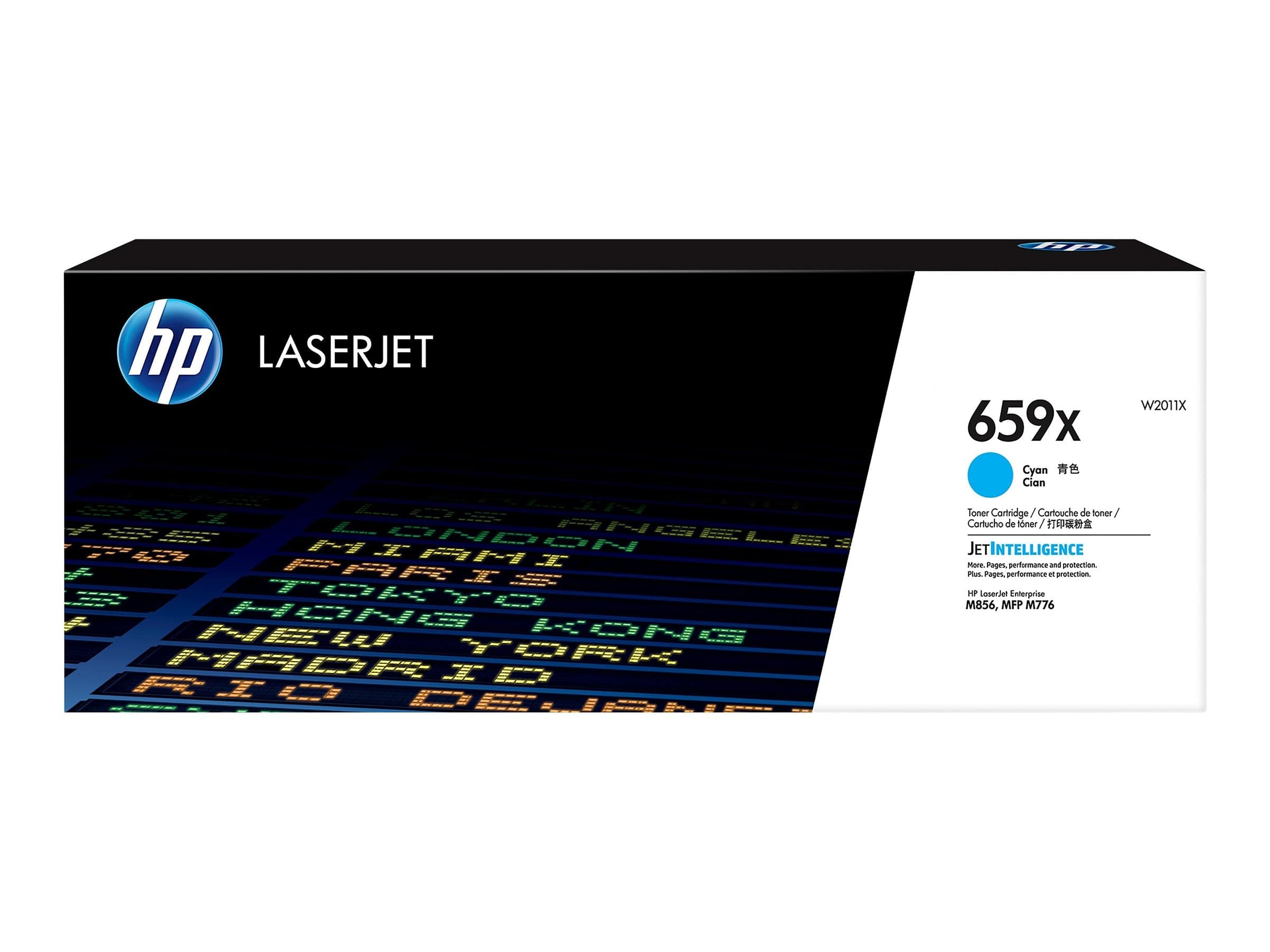 HP 659X - cyan - original - LaserJet - toner cartridge (W2011X)