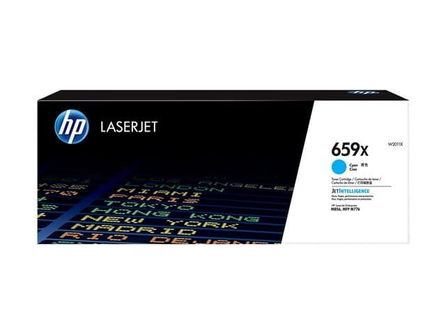 HP 659X - cyan - original - LaserJet - toner cartridge (W2011X) - Image 2