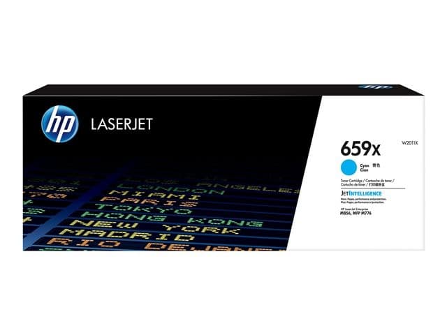 HP 659X - cyan - original - LaserJet - toner cartridge (W2011X) - Image 4