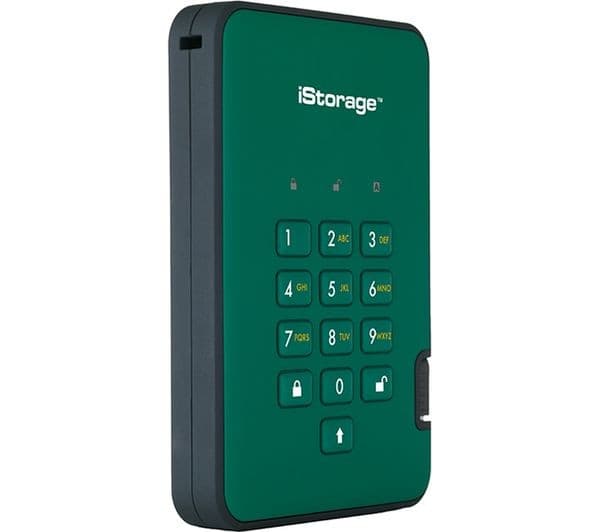 ISTORAGE diskAshur2 Portable Hard Drive - 500 GB, Green - Image 4