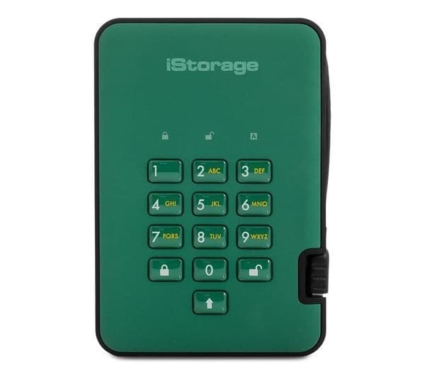 ISTORAGE diskAshur2 Portable Hard Drive - 500 GB, Green - Image 6