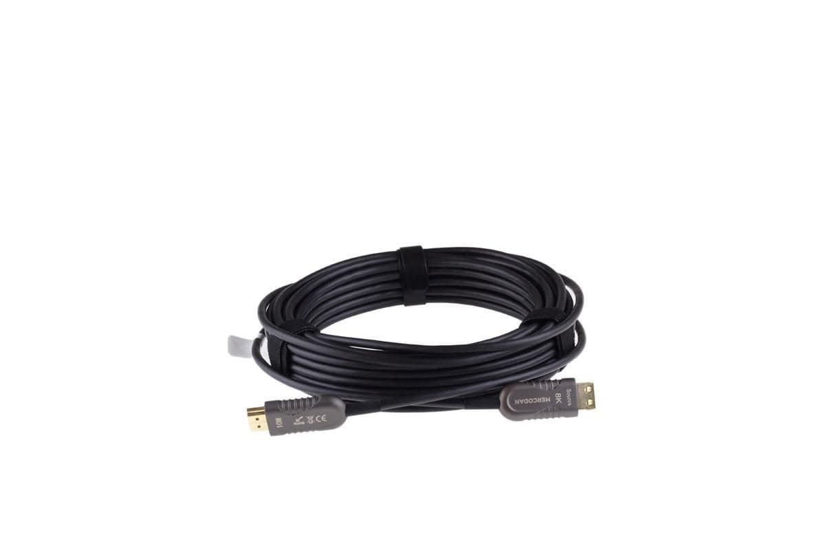 Mercodan Fibre Optic HDMI 2.1 AOC Cable 8K@60Hz 48Gbps 20m - Black