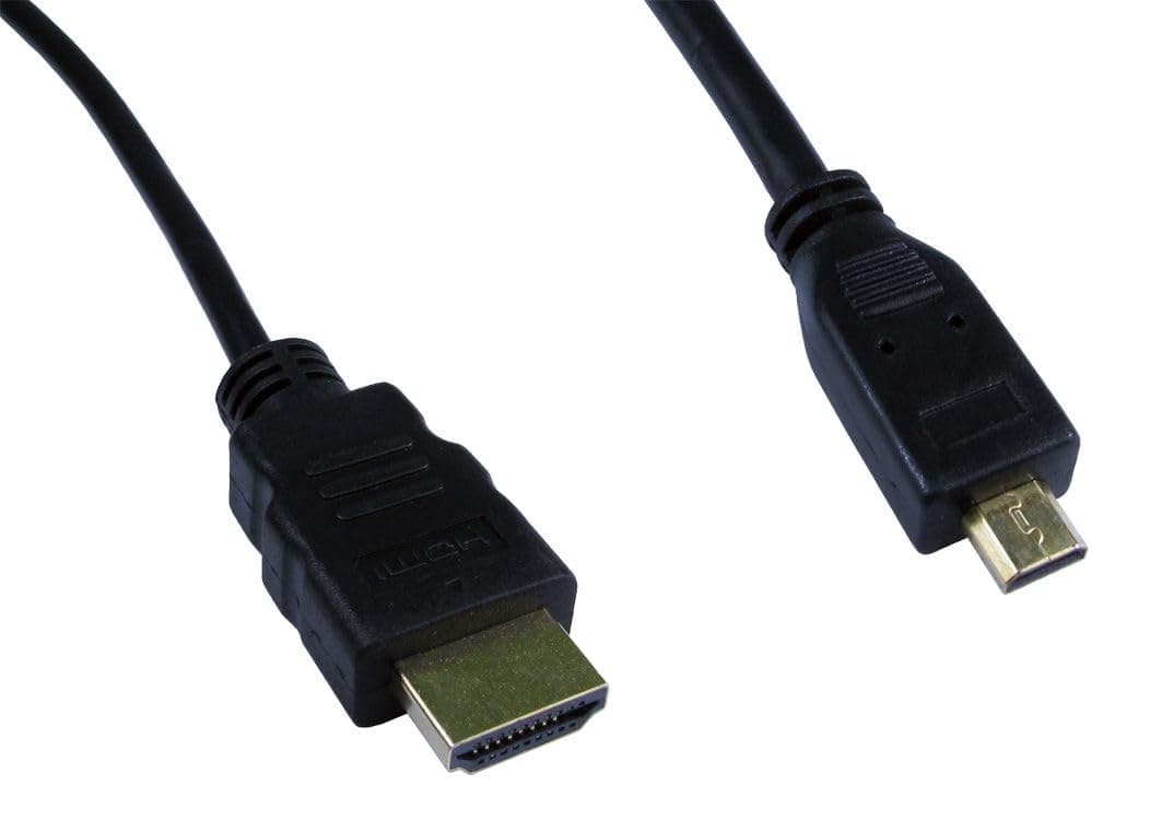 Cables Direct 1.8m HDMI to Micro HDMI Cable