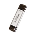 512GB Transcend ESD310 Portable SSD Dual USB (Type-A and Type-C) Silver thumbnail 1