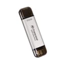 512GB Transcend ESD310 Portable SSD Dual USB (Type-A and Type-C) Silver thumbnail 3