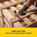 Stanley FatMax FuBar III 55-120 5-in-1 Demolition Tool - Black/Silver thumbnail 2