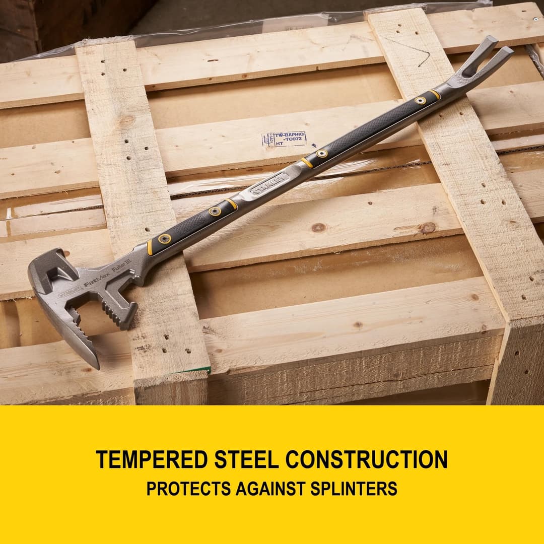 Stanley FatMax FuBar III 55-120 5-in-1 Demolition Tool - Black/Silver - Image 7