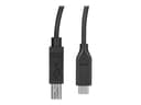 StarTech USB-C to USB-B Cable 3m Black thumbnail 1